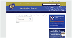 Desktop Screenshot of lymphosign.com